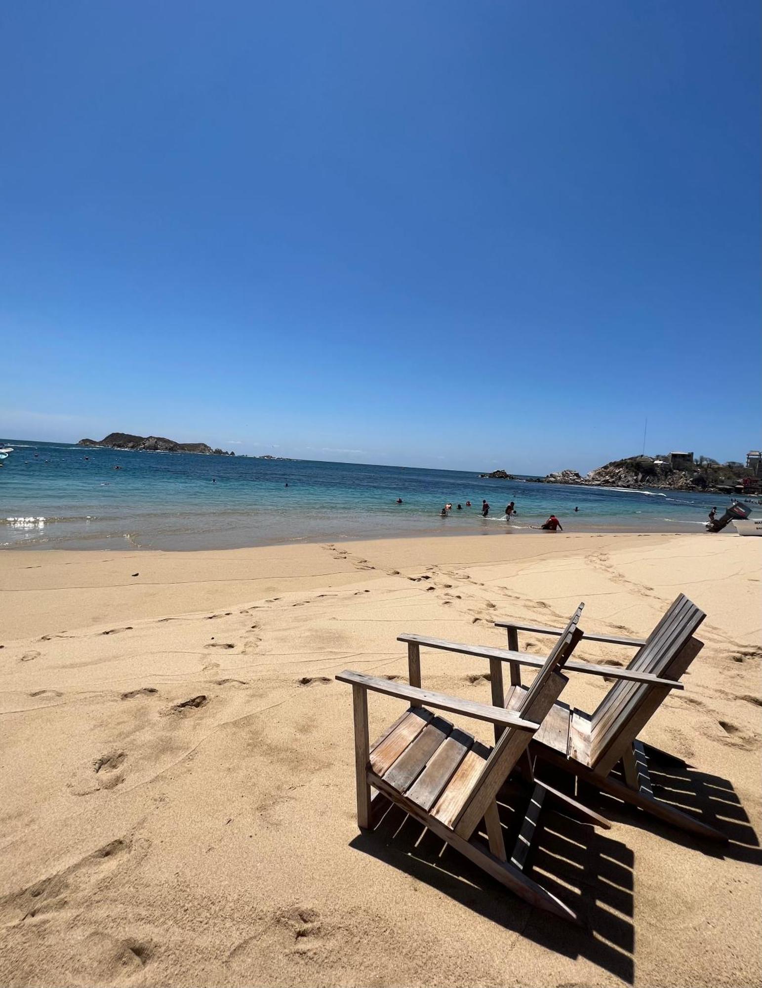 Agua Azul La Villa Санта Крус Уатулко Екстериор снимка